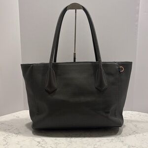 Dagne Dover Signature Tote Purse Work Bag‎ in Graphite Gray